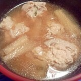 肉団子の味噌煮込みスープ